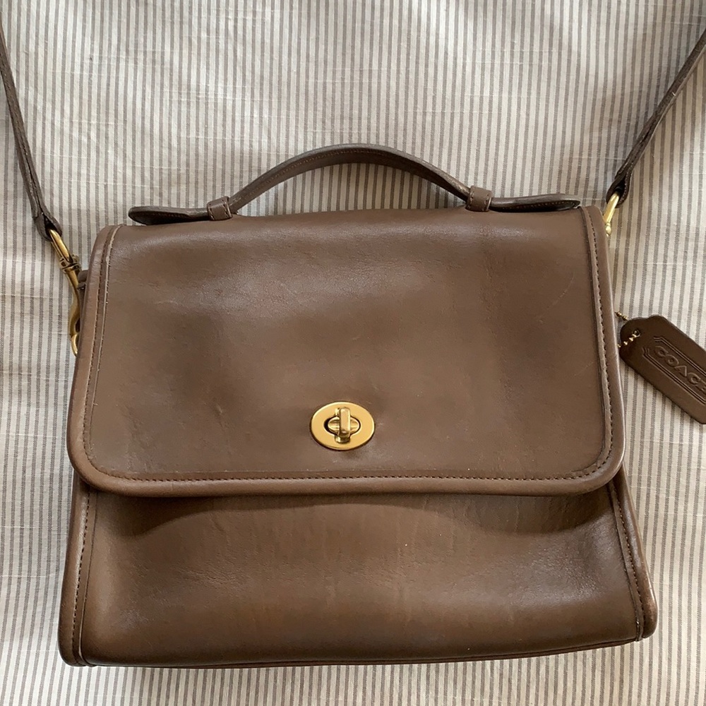 Vintage coach court bag